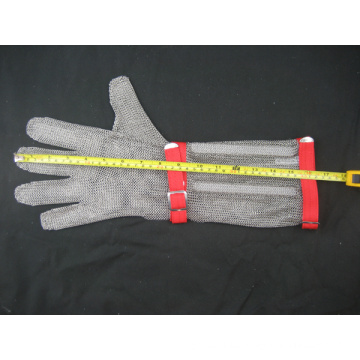 Long-Sleeve Chain Mail Protective Anti-Cut Glove